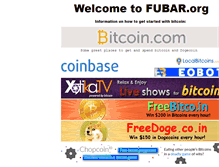 Tablet Screenshot of fubar.org